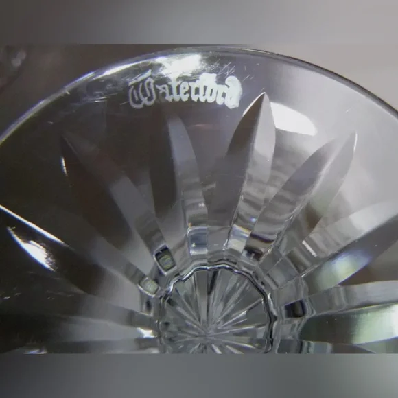 Vintage Set of 5 Waterford Kenmare Claret Wine Goblets| Ireland | 1968 | Marked - Picture 6 of 7